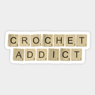 Crochet Addict Sticker